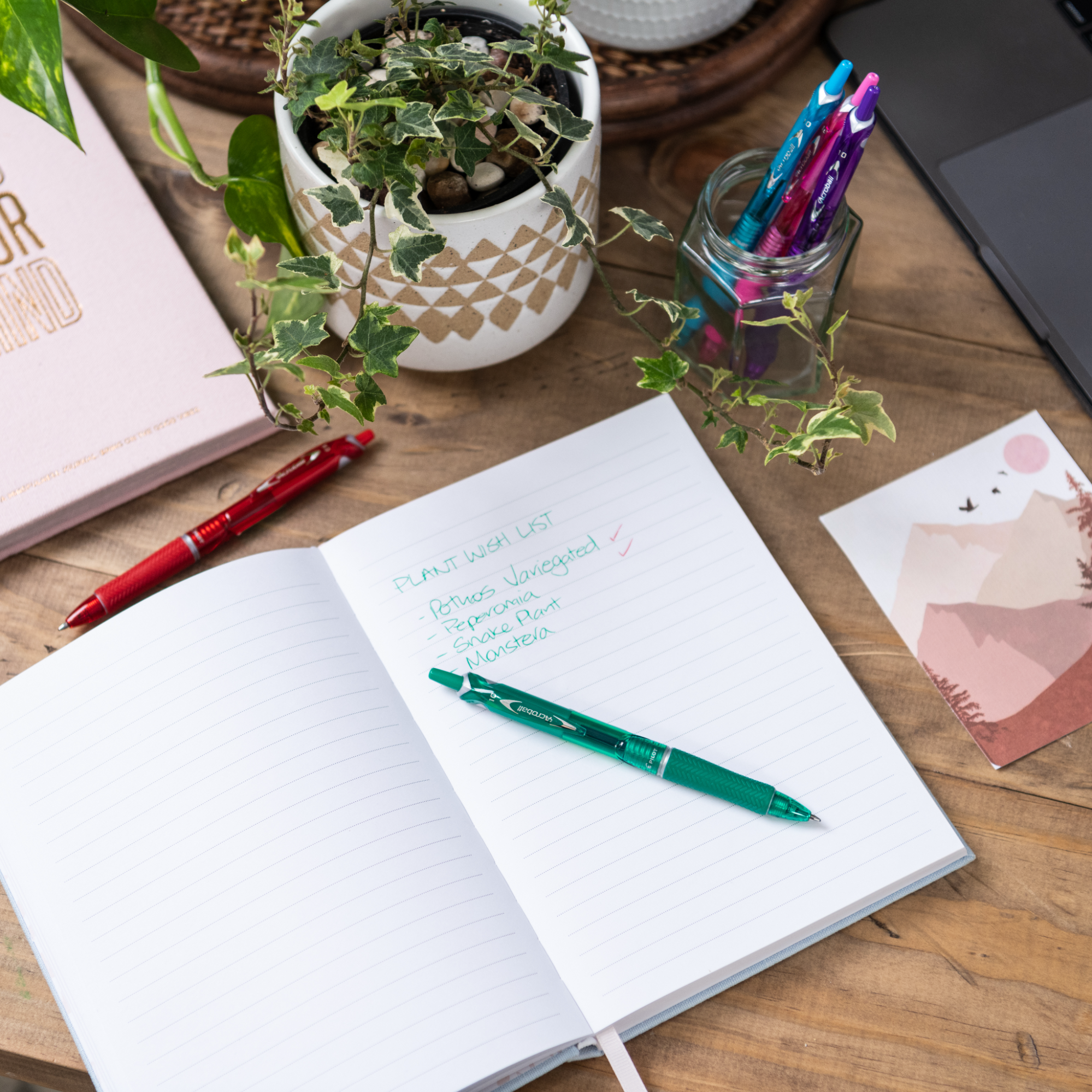 Fast-drying pens ideal for left-handed writing